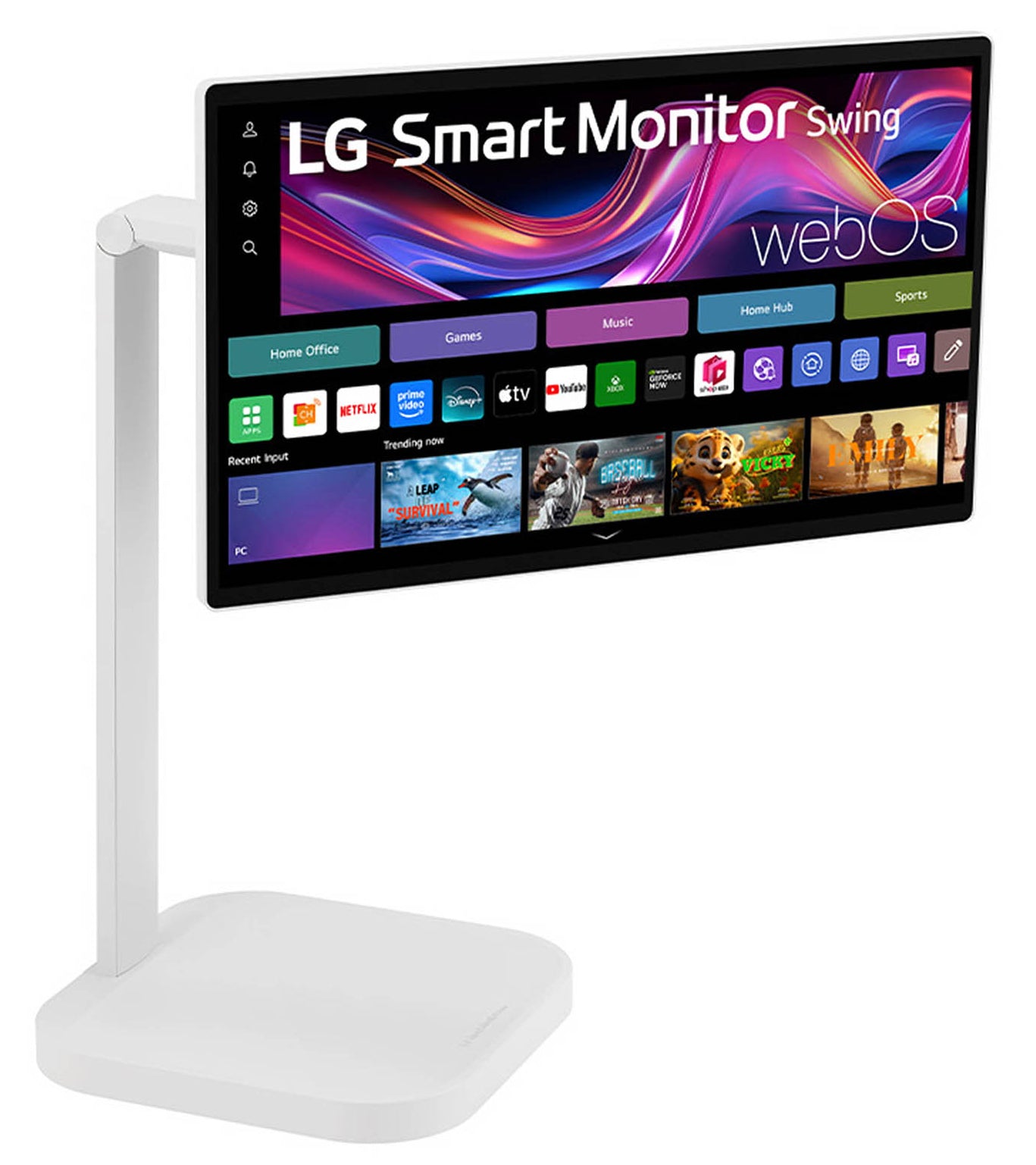 LG Swing Smart Monitor 32 inch with stand - 3840x2160