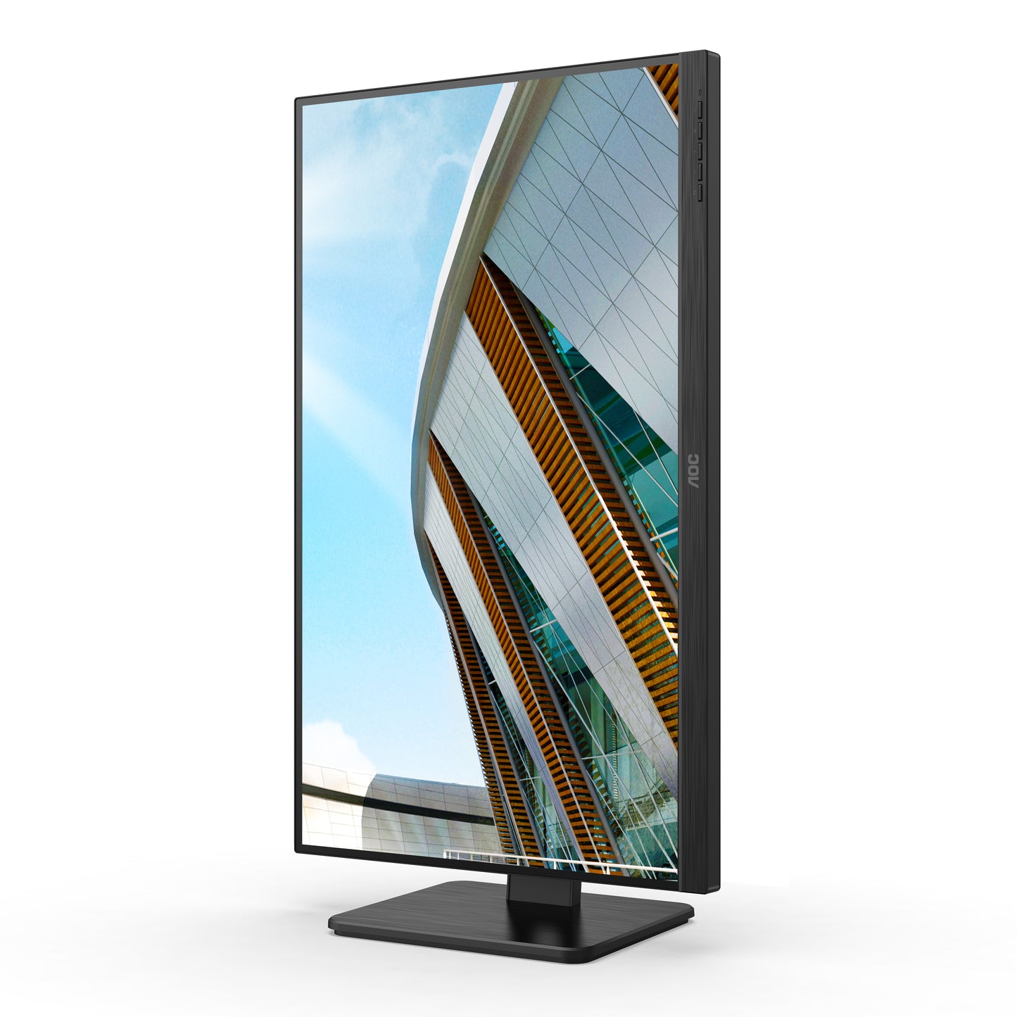 AOC P2 Series - 27 inch - Full HD IPS LED Monitor - 1920x1080 - Pivot - HAS