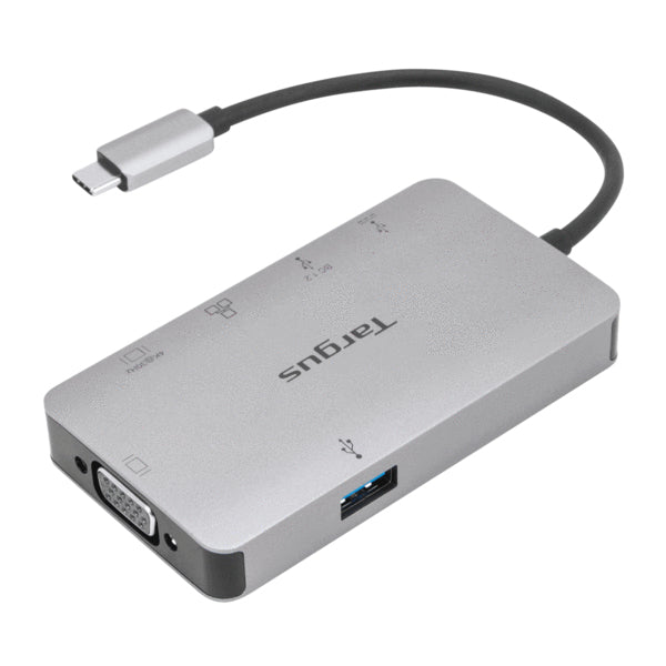 TARGUS Universal USB-C DP Alt Mode Single Video 4K HDMI/VGA Docking Station with 100W PD Pass-Thru