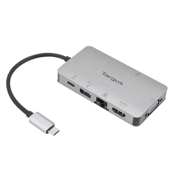 TARGUS Universal USB-C DP Alt Mode Single Video 4K HDMI/VGA Docking Station with 100W PD Pass-Thru