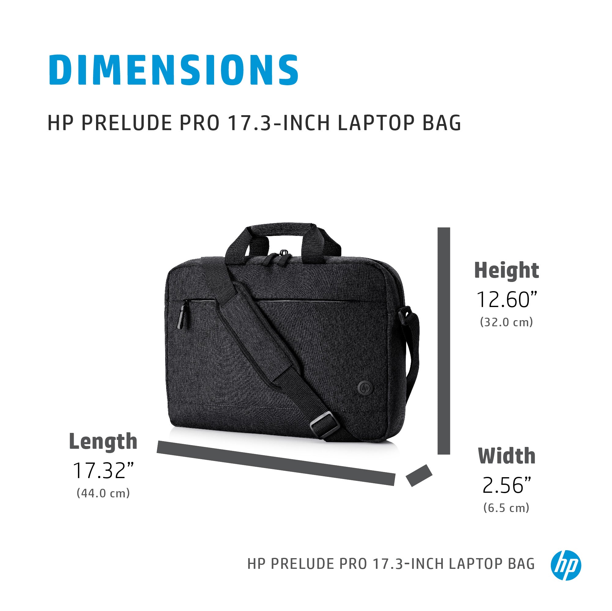 HP INC. 17.3 inch Prelude Laptop Bag - Grey