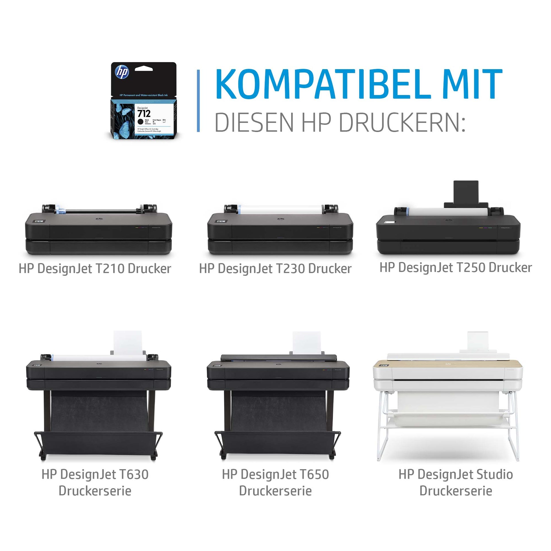 HP INC. HP 712 29ml Magenta Ink Cartridge