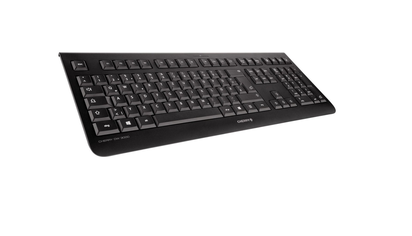 CHERRY DW 3000 - Desktop set - Wireless - AZERTY - Black
