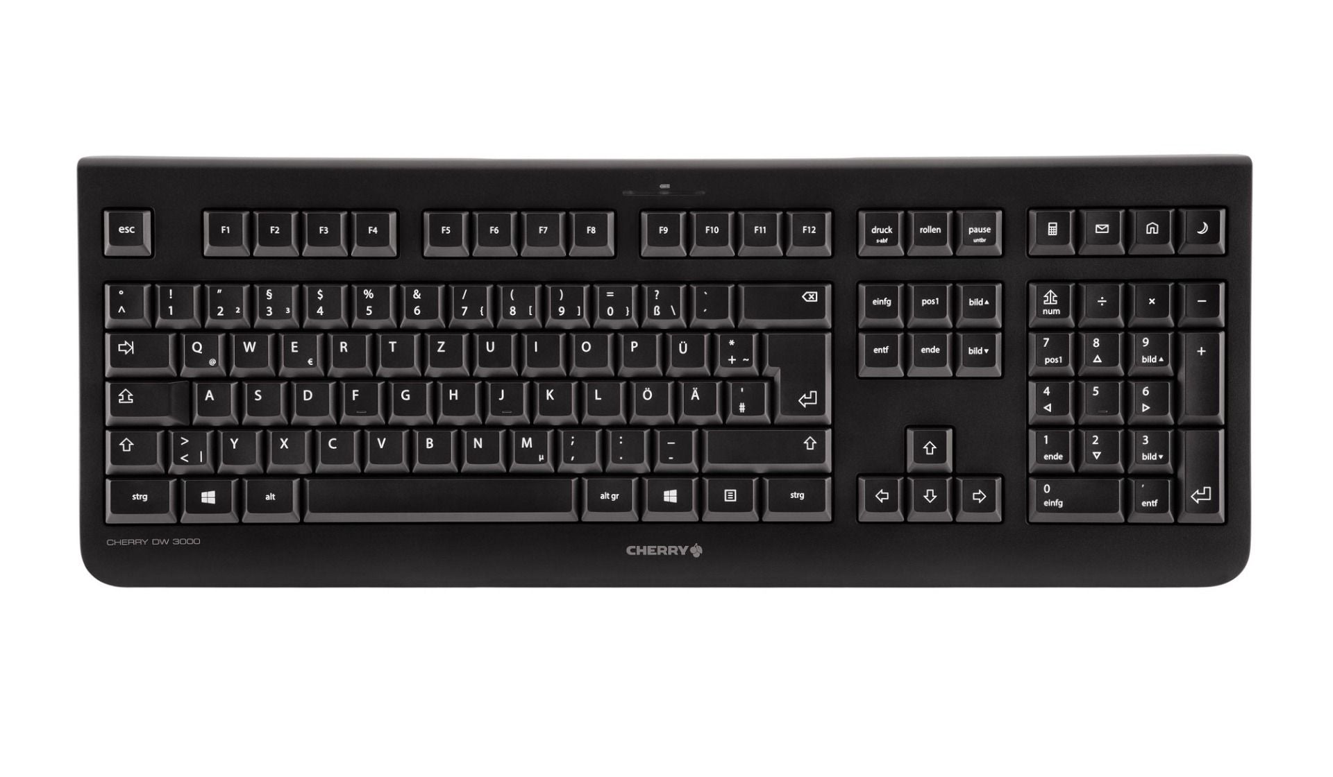 CHERRY DW 3000 - Desktop set - Wireless - AZERTY - Black