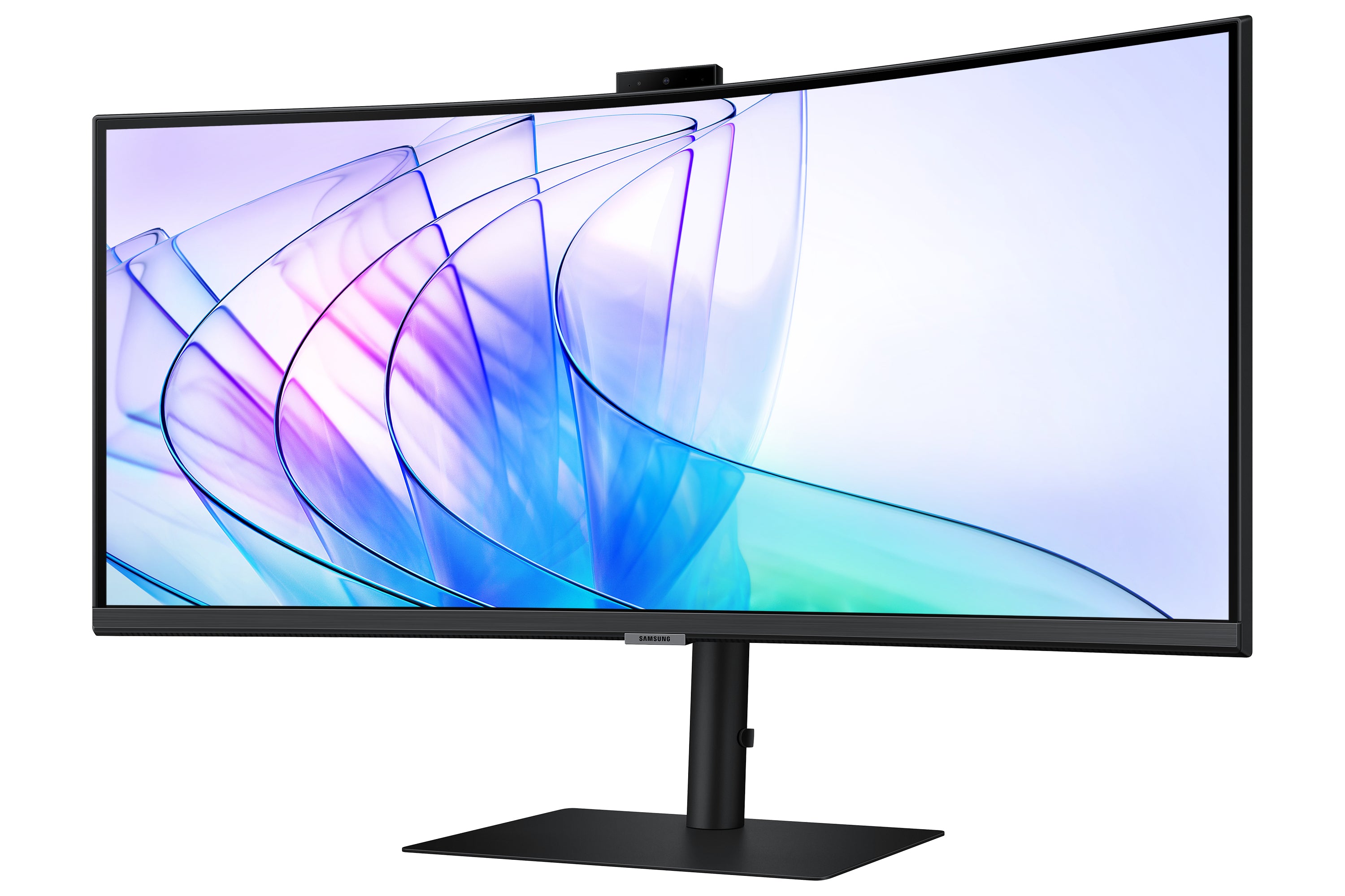 SAMSUNG ViewFinity S6 - 34 inch Curved - UltraWide Quad HD VA LED Monitor - 3440x1440 - HAS / RJ45 / USB-C / Webcam