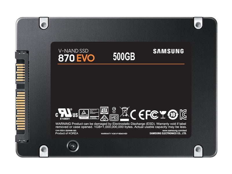 SAMSUNG 870 EVO SATA III 2.5 inch SSD 500GB