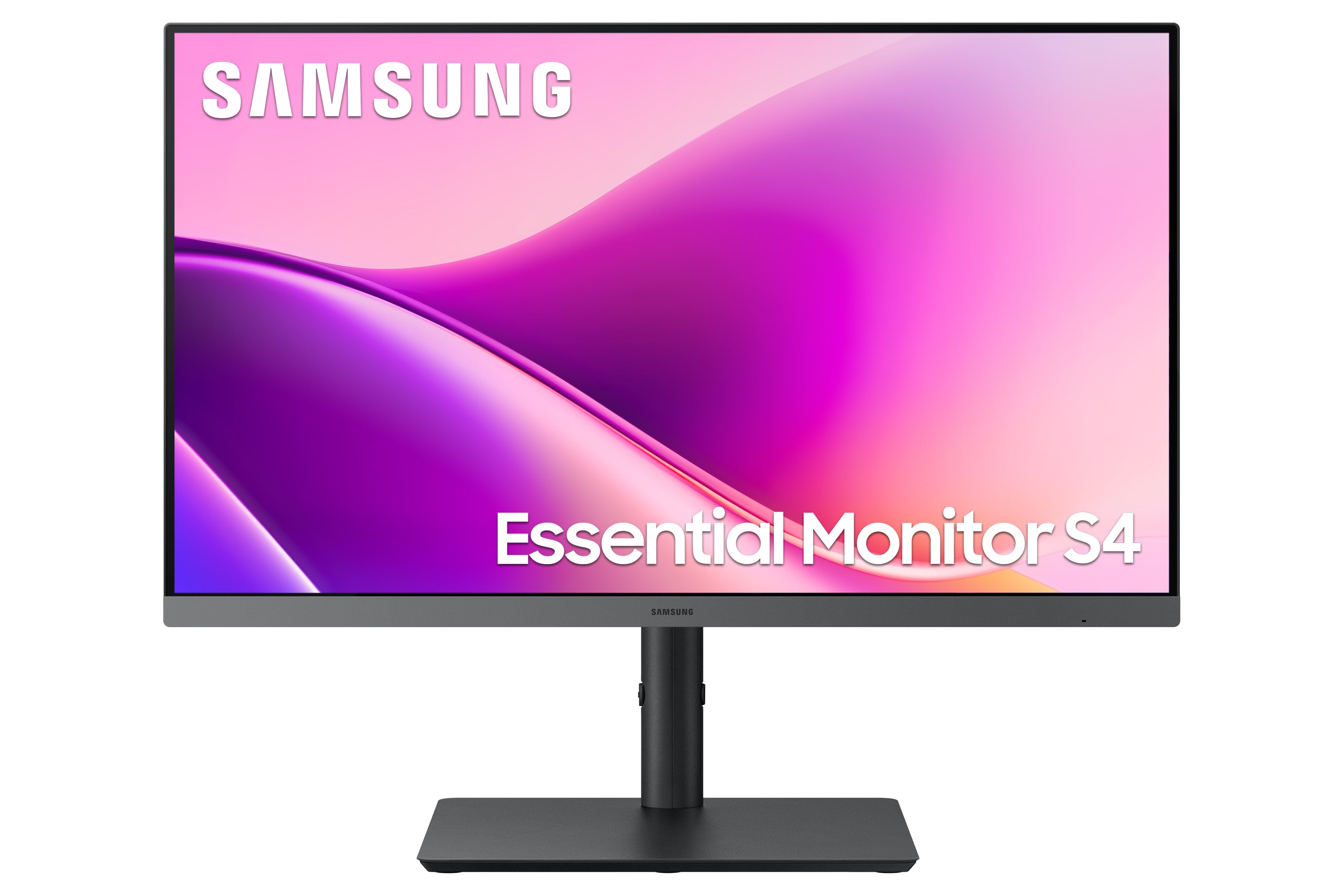 SAMSUNG Essential S4 - S43UF - 24 inch - Full HD IPS LED Monitor - 1920x1080 - Pivot / HAS / RJ45 / USB-C