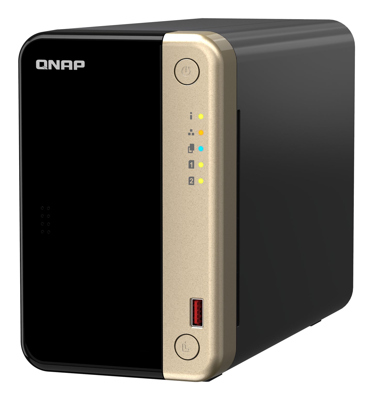 QNAP Intel Celeron N5095 2 GHz - NAS Tower - 2 x 3.5 inch SATA 6Gb/s - 8GB