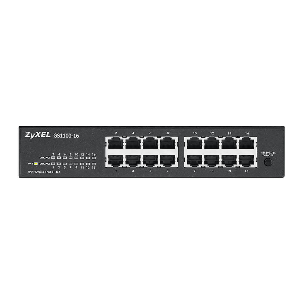 ZYXEL 16-Port Gigabit Ethernet Unmanaged Switch