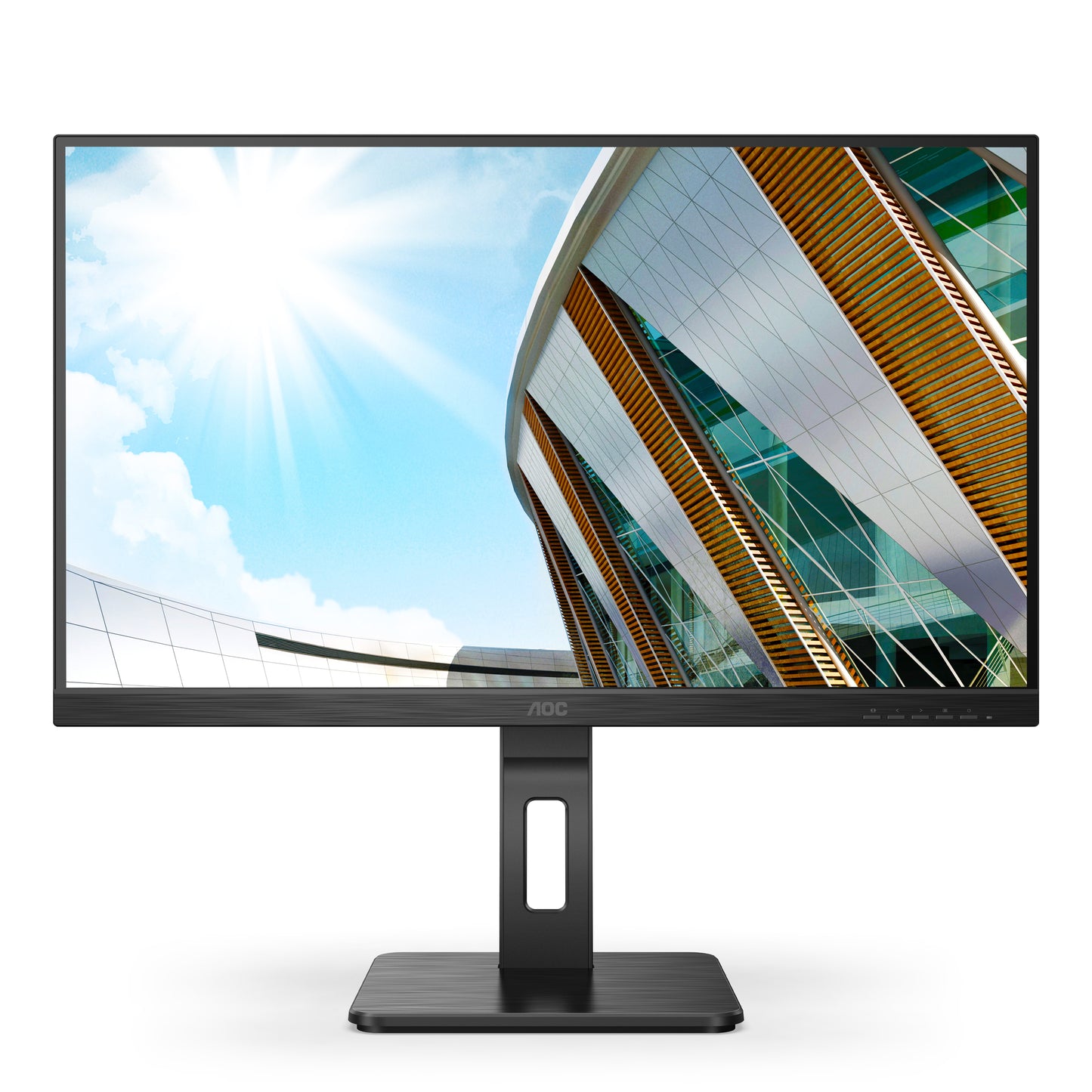 AOC P2 Series - 27 inch - Full HD IPS LED Monitor - 1920x1080 - Pivot - HAS