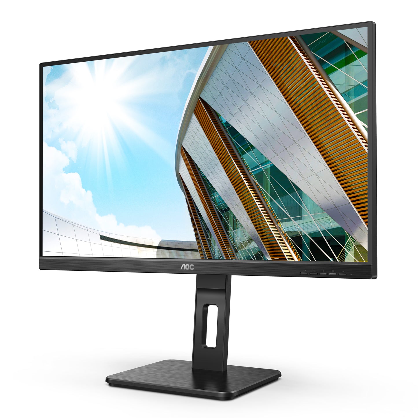 AOC P2 Series - 27 inch - Full HD IPS LED Monitor - 1920x1080 - Pivot - HAS