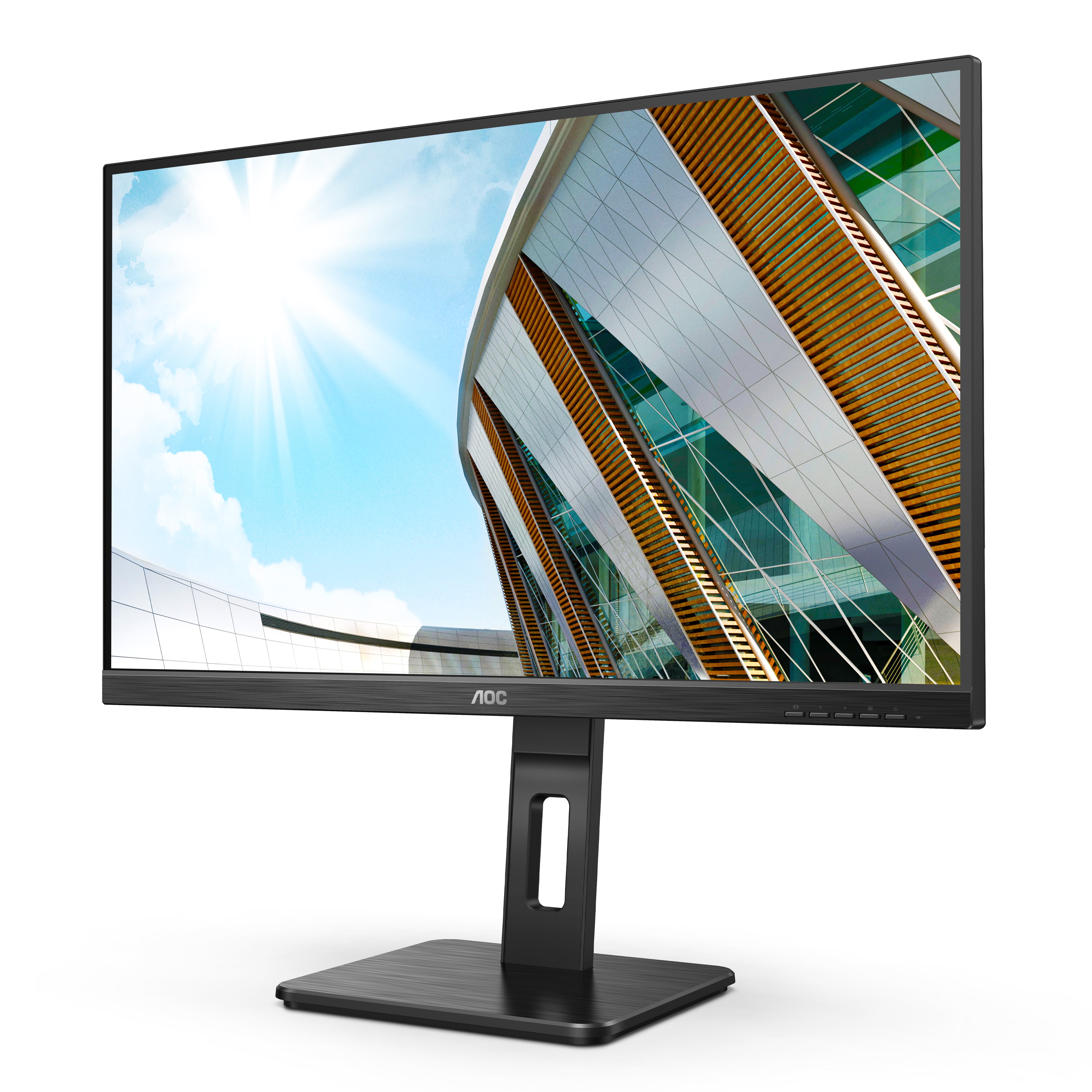 AOC P2 Series - 27 inch - Full HD IPS LED Monitor - 1920x1080 - Pivot - HAS