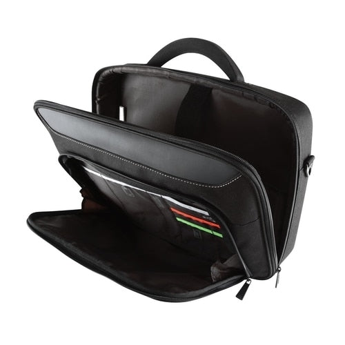 TARGUS 14 inch Classic Clamshell Laptop Case - Black/Red