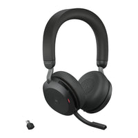 JABRA Evolve2 75 - MS Stereo Headset - With charging stand - USB-C