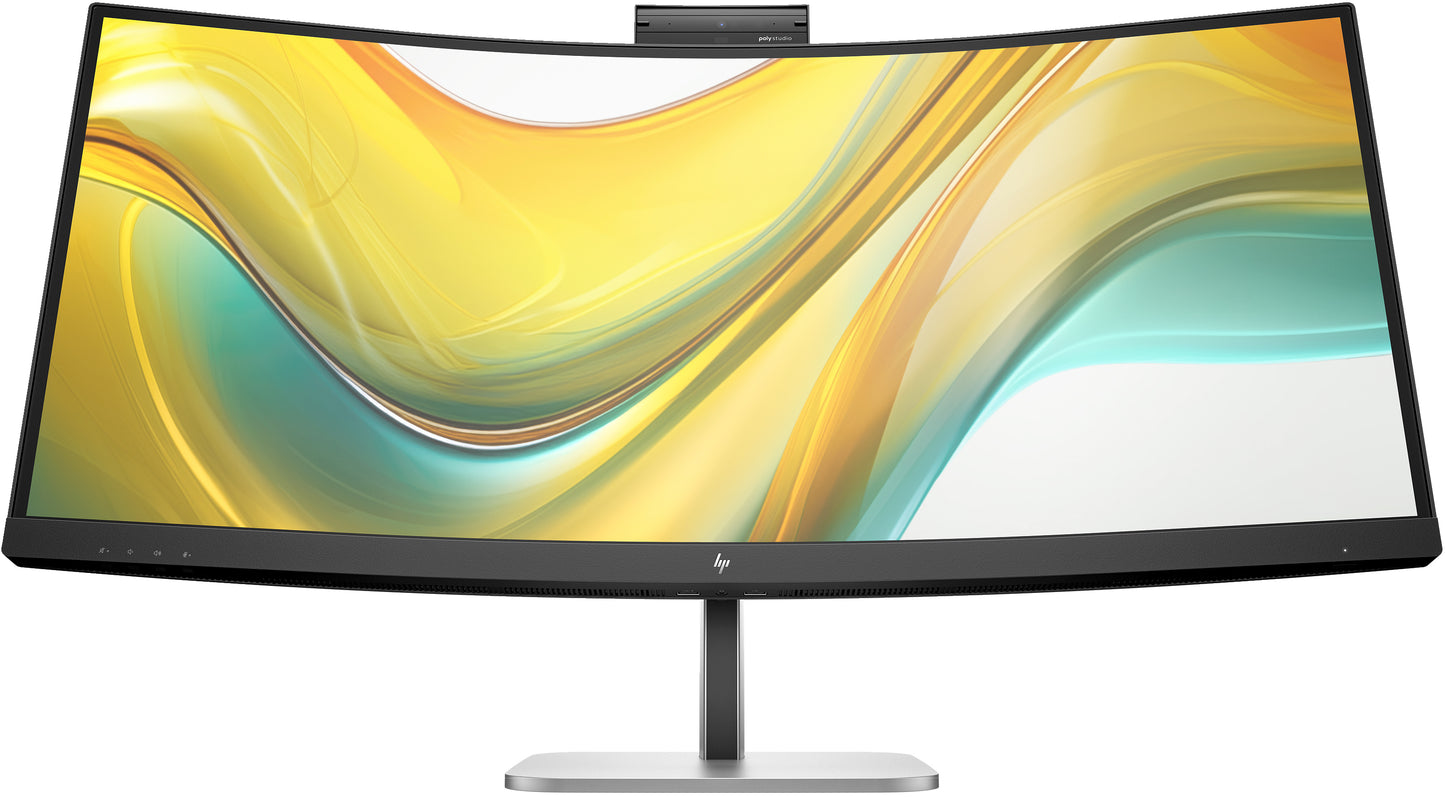HP INC. Series 5 Pro (534pm) - 34 inch Curved - UltraWide Quad HD VA LED Monitor - 100Hz - 3440x1440 - HAS / RJ45 / USB-C / Webcam