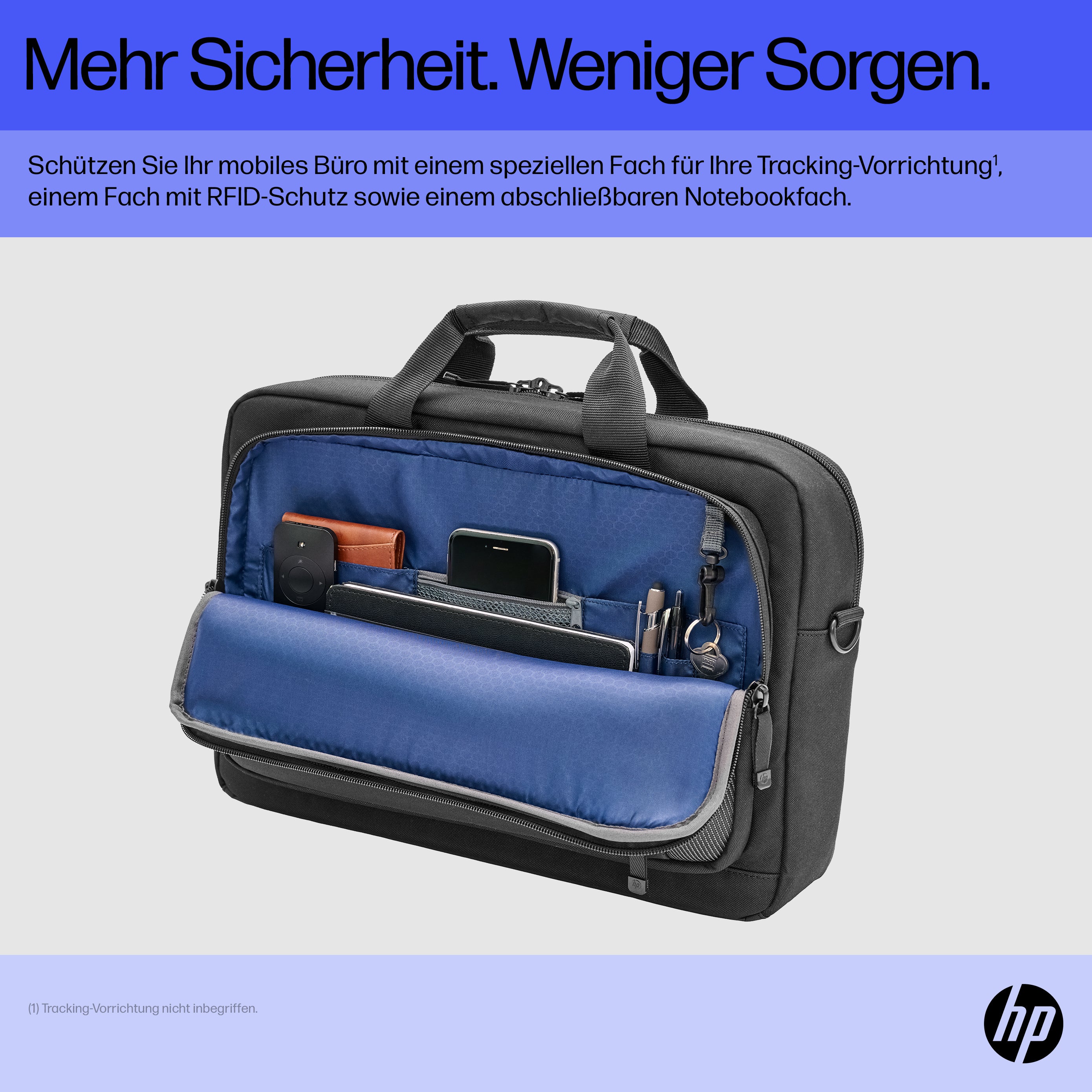 HP INC. 16 inch Renew Executive Laptop Bag - Black