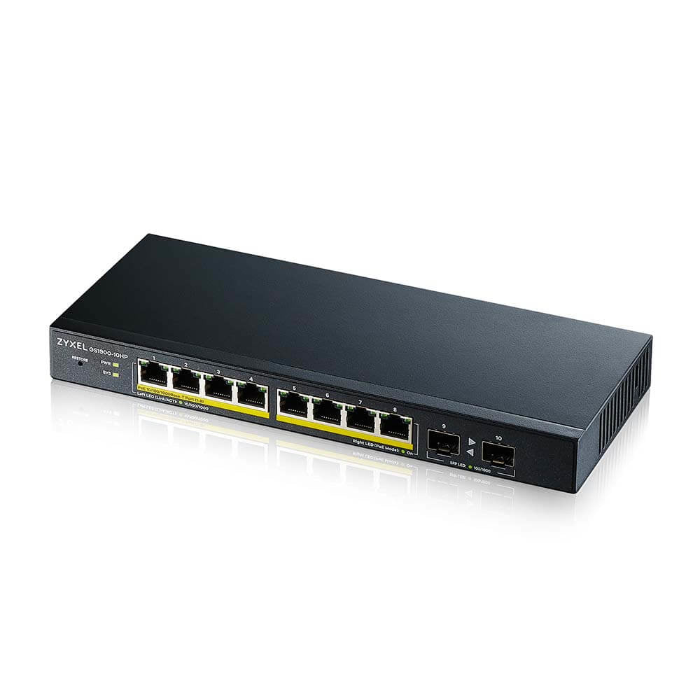 ZYXEL 8-Port Smart Managed PoE Gigabit Switch