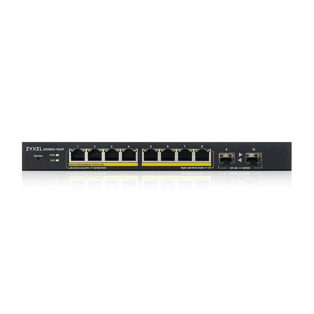 ZYXEL 8-Port Smart Managed PoE Gigabit Switch