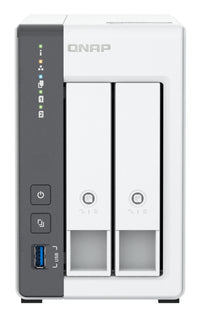 QNAP ARM 4-core Cortex-A55 2.0GHz - NAS Tower - 2x 3.5-inch SATA 6Gb/s