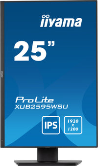 IIYAMA ProLite 25 inch - WUXGA IPS LED Monitor - 1920x1200 - Pivot / HAS