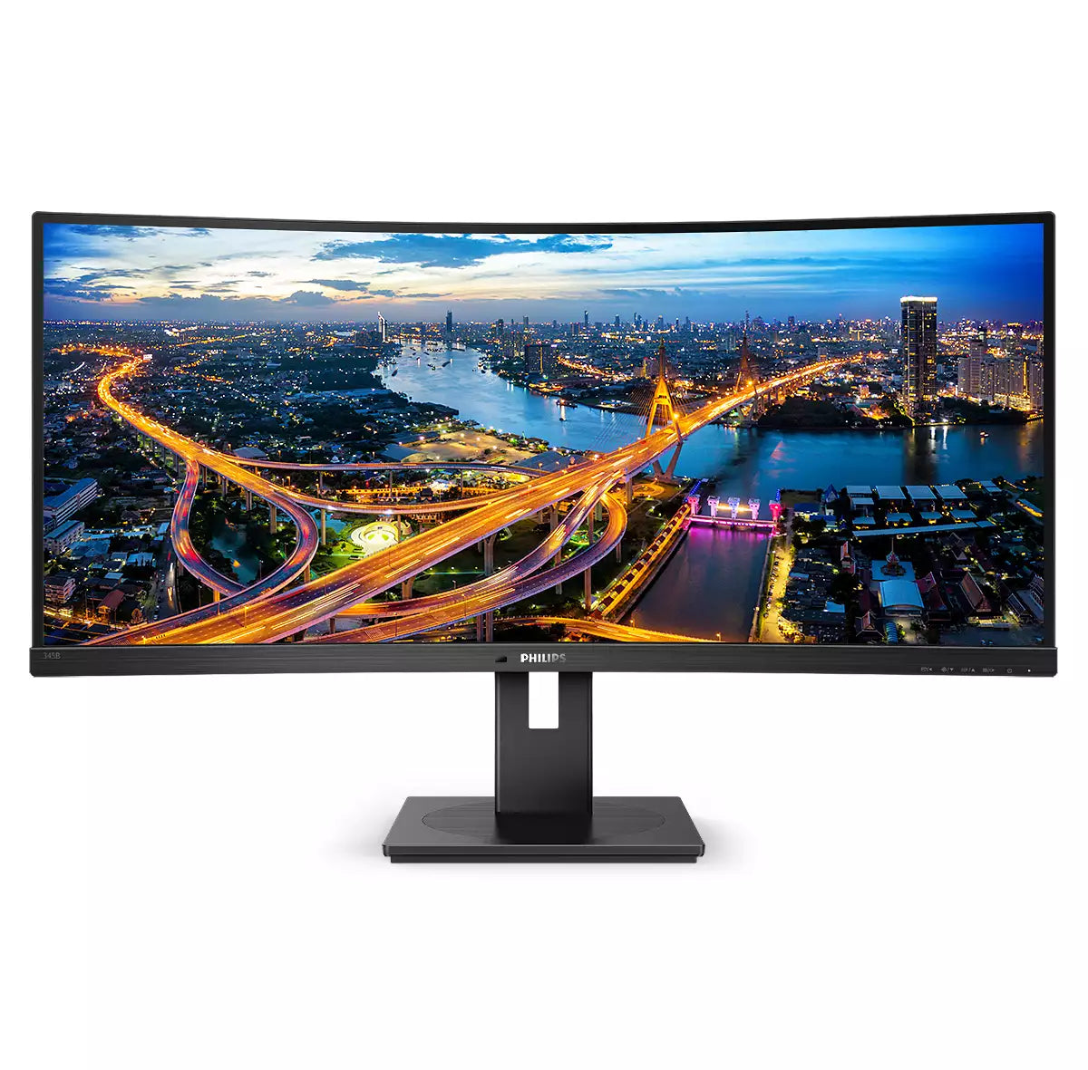PHILIPS B-Line - 34 inch Curved - UltraWide Quad HD LED Monitor - 3440x1440 - HAS