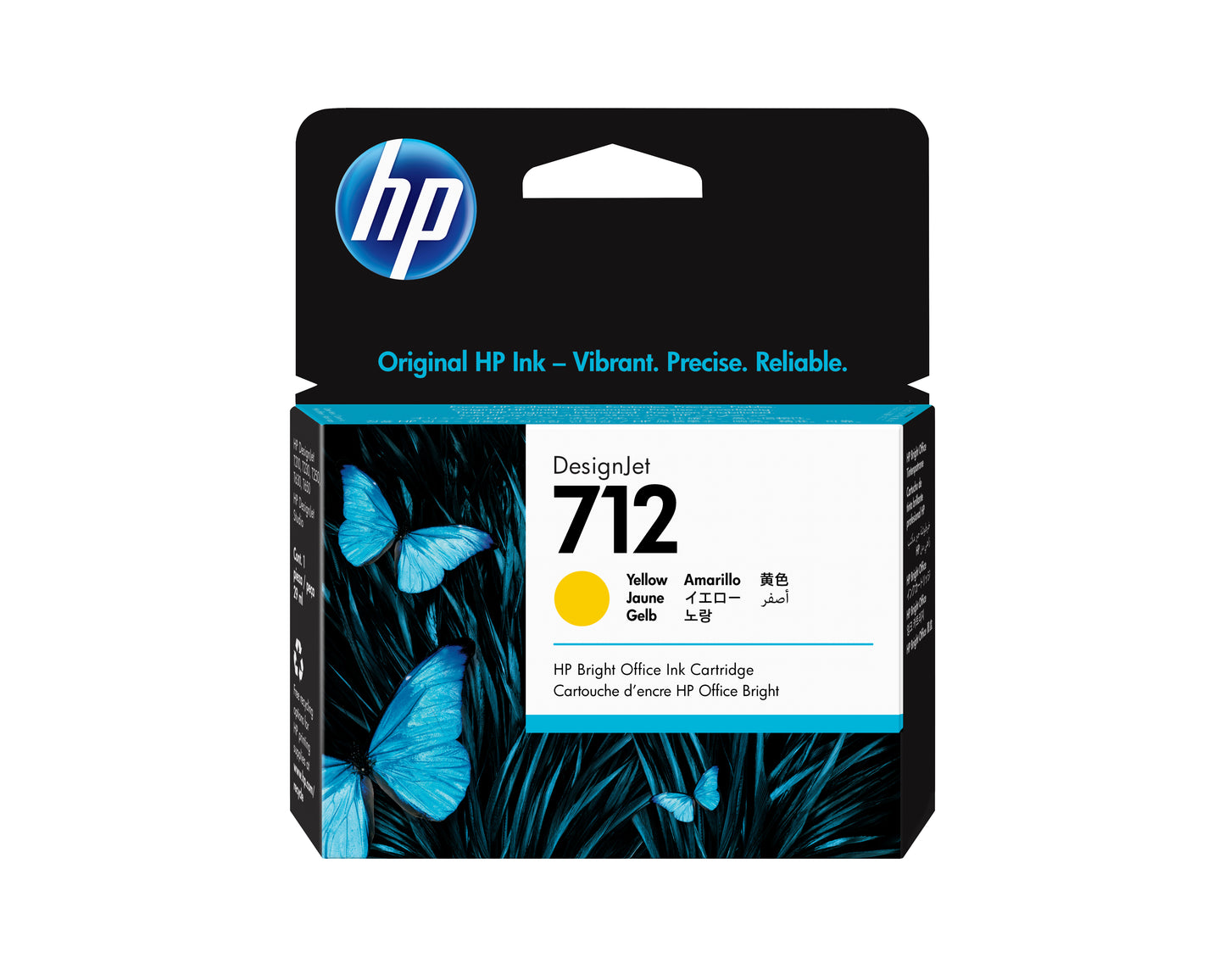 HP INC. HP 712 29ml Yellow Ink Cartridge