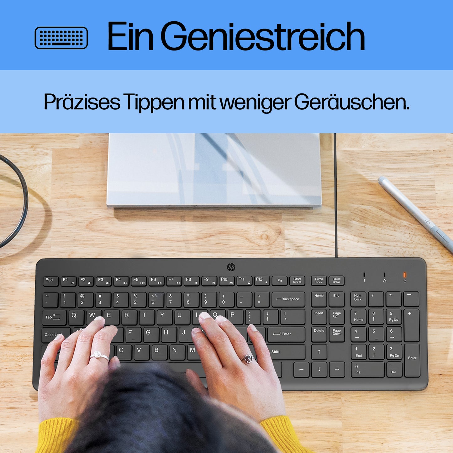 HP INC. 150 Wired Keyboard and Mouse - QWERTY