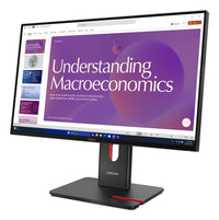 LENOVO ThinkVision T24D-40 - 24 inch - Full HD IPS LED Monitor - 1920x1080 - Pivot / HAS / RJ45 / USB-C