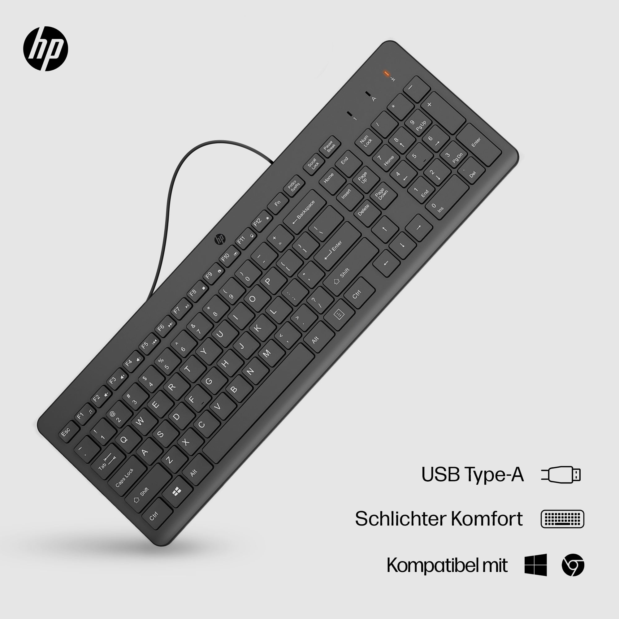 HP INC. 150 Wired Keyboard - QWERTY