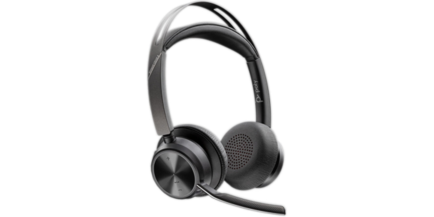 HP INC. Poly Voyager Focus 2 USB-C-C Headset + USB-C/A Adapter