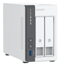 QNAP ARM 4-core Cortex-A55 2.0GHz - NAS Tower - 2x 3.5-inch SATA 6Gb/s