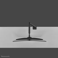 NEOMOUNTS NEXT One Single Monitor Arm - 17-49inch - 1-18 kg (curved 15 kg) - Gas Spring - 180 Degrees - Stop Mechanism - Topfix - Black