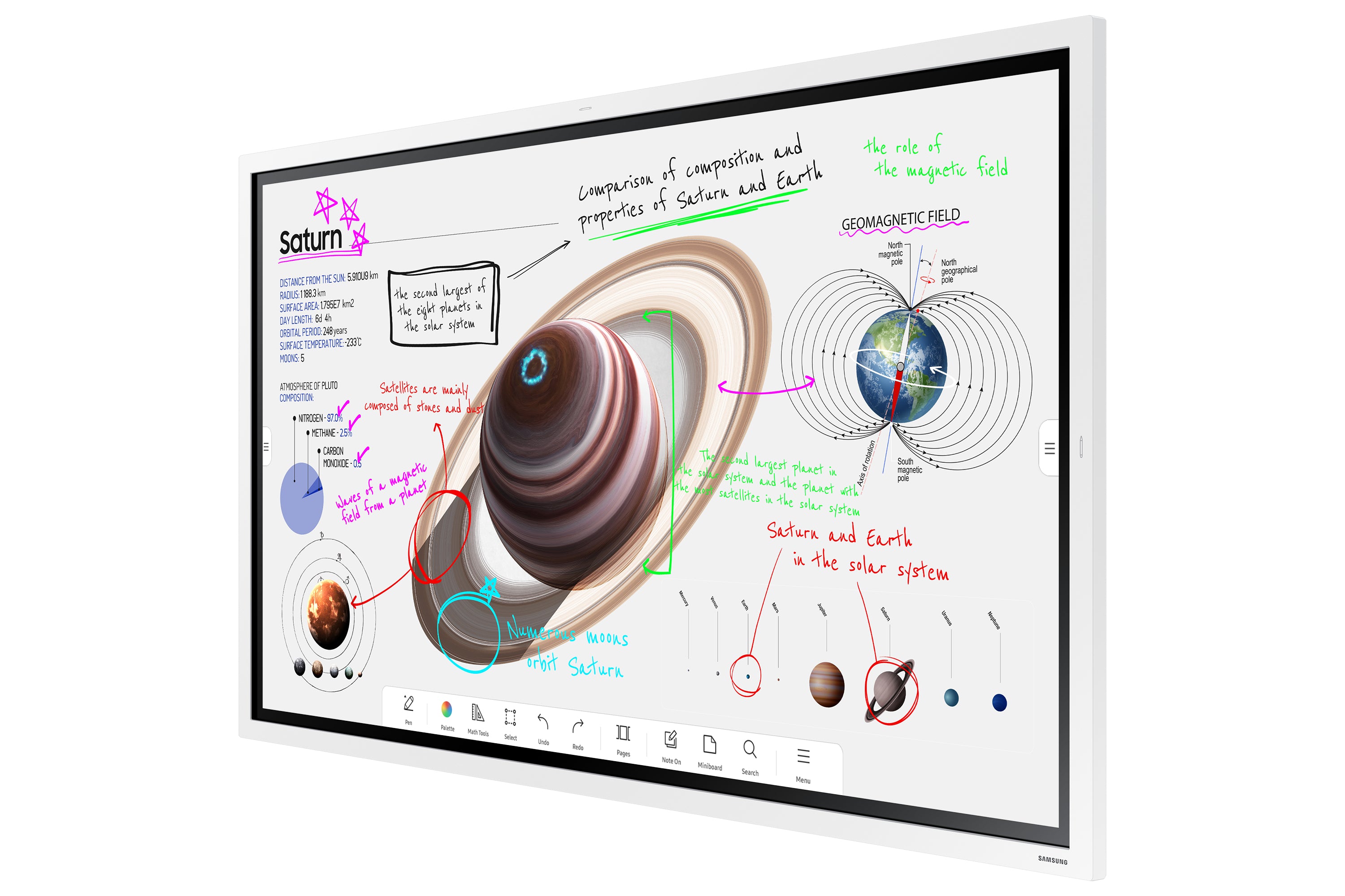 SAMSUNG WMB Series - Flip Pro - 65 inch Touch - 4K Ultra HD Interactive Display - 16/7