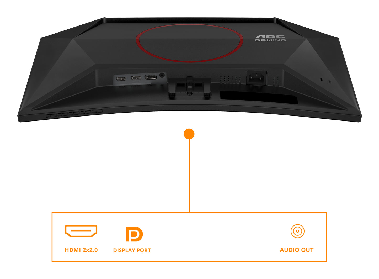 AOC G4 Series - 23.6 inch - 1920x1080 - Curved - Full HD LED - 180hz