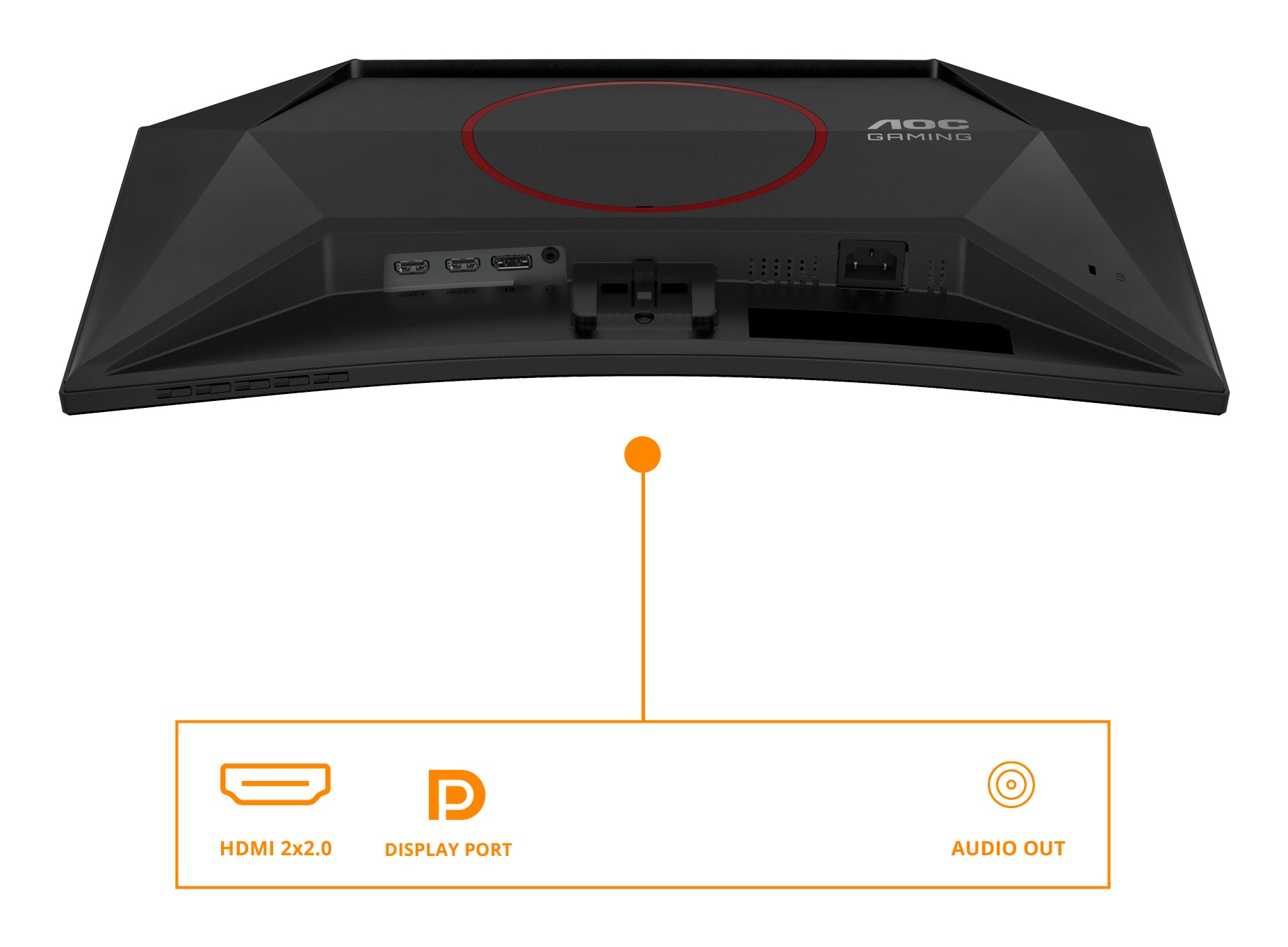 AOC G4 Series - 23.6 inch - 1920x1080 - Curved - Full HD LED - 180hz