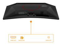 AOC G4 Series - 23.6 inch - 1920x1080 - Curved - Full HD LED - 180hz