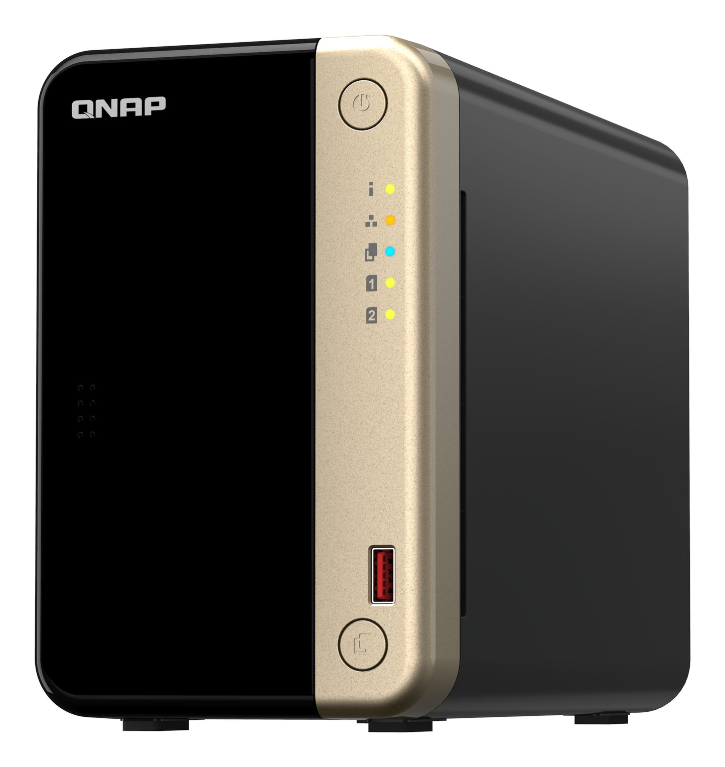 QNAP Intel Celeron N5095 2 GHz - NAS Tower - 2 x 3.5 inch SATA 6Gb/s - 8GB