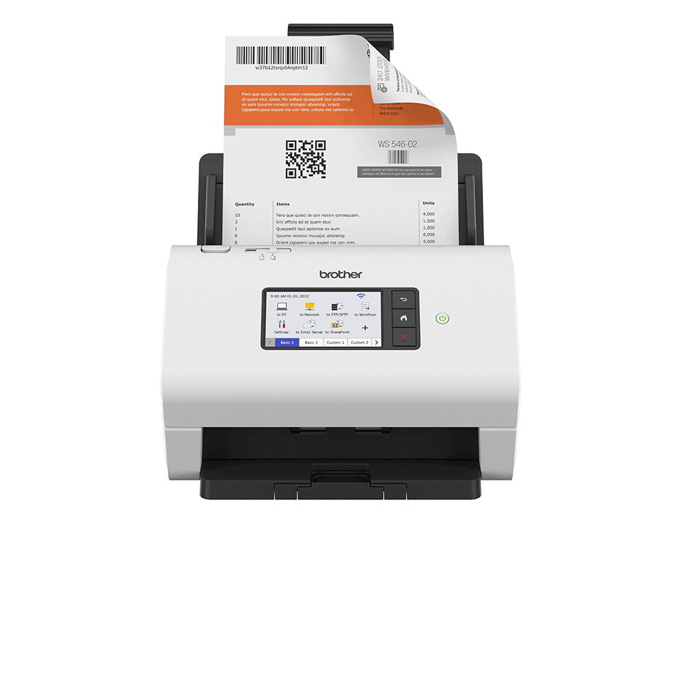 BROTHER ADS-4900W - Professional Desktop Document Scanner - RJ45 / WiFi / USB