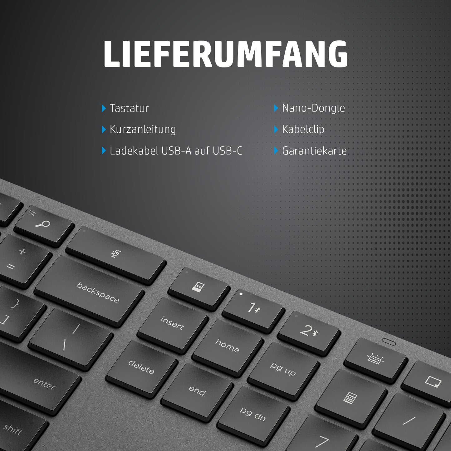 HP INC. 975 Dual-Mode Wireless Keyboard