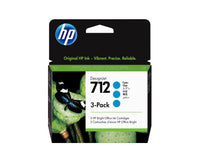 HP INC. HP 712 Cyan Ink Cartridge 3-Pack
