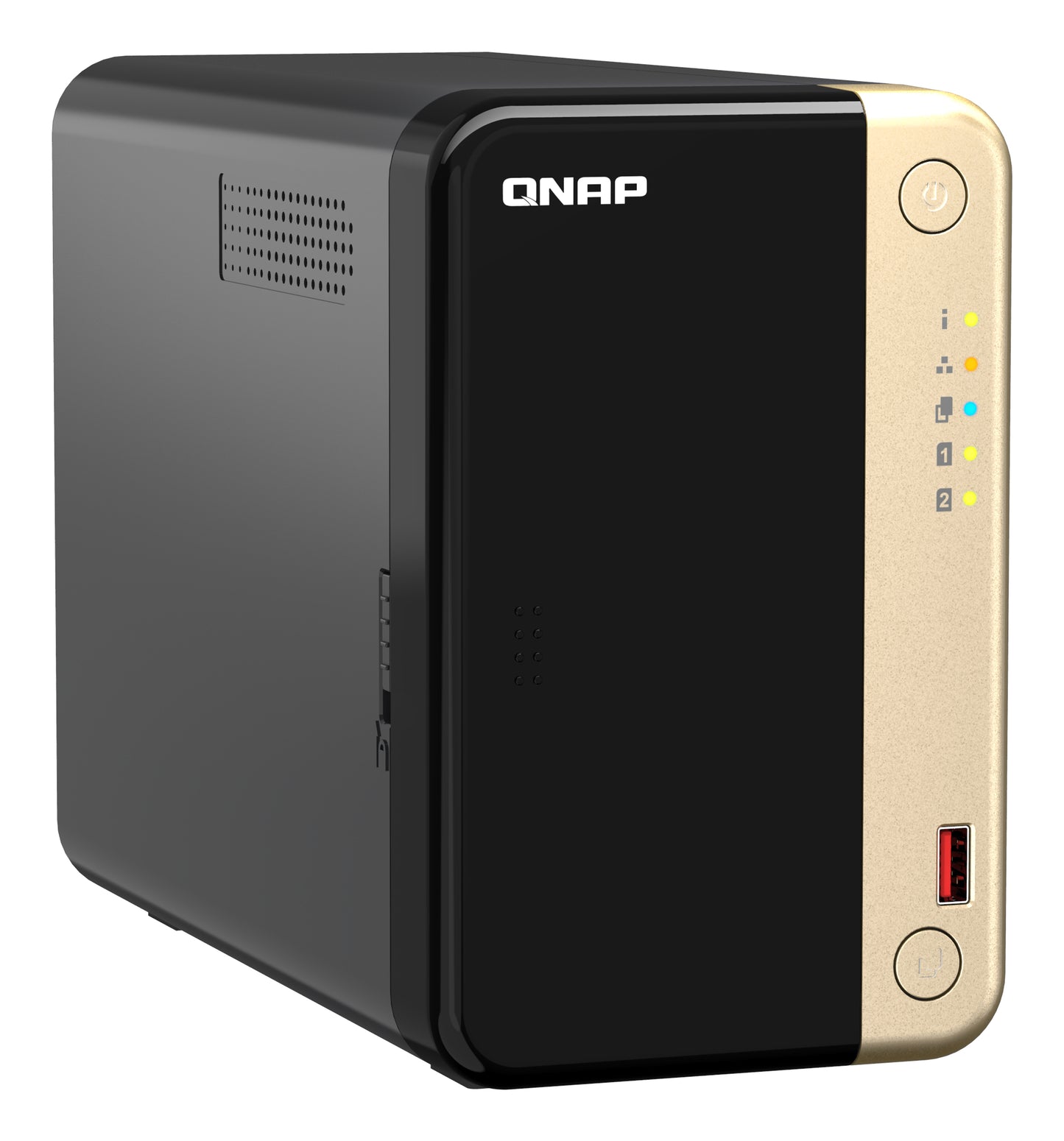 QNAP Intel Celeron N5095 2 GHz - NAS Tower - 2 x 3.5 inch SATA 6Gb/s - 8GB
