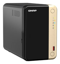 QNAP Intel Celeron N5095 2 GHz - NAS Tower - 2 x 3.5 inch SATA 6Gb/s - 8GB