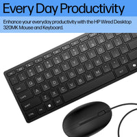 HP INC. 320MK Wired Keyboard and Mouse - US-int