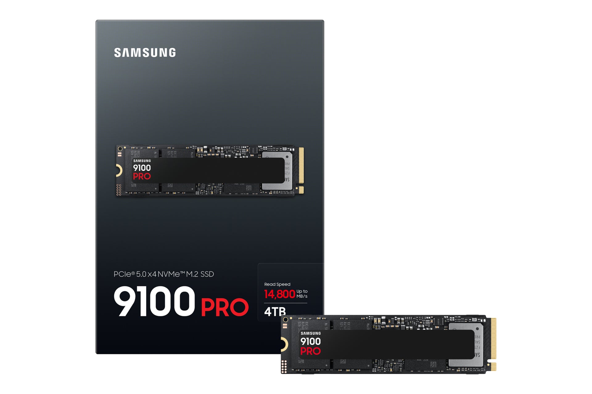 SAMSUNG 9100 PRO PCIe 5.0 x4 NVMe M.2 SSD 4TB